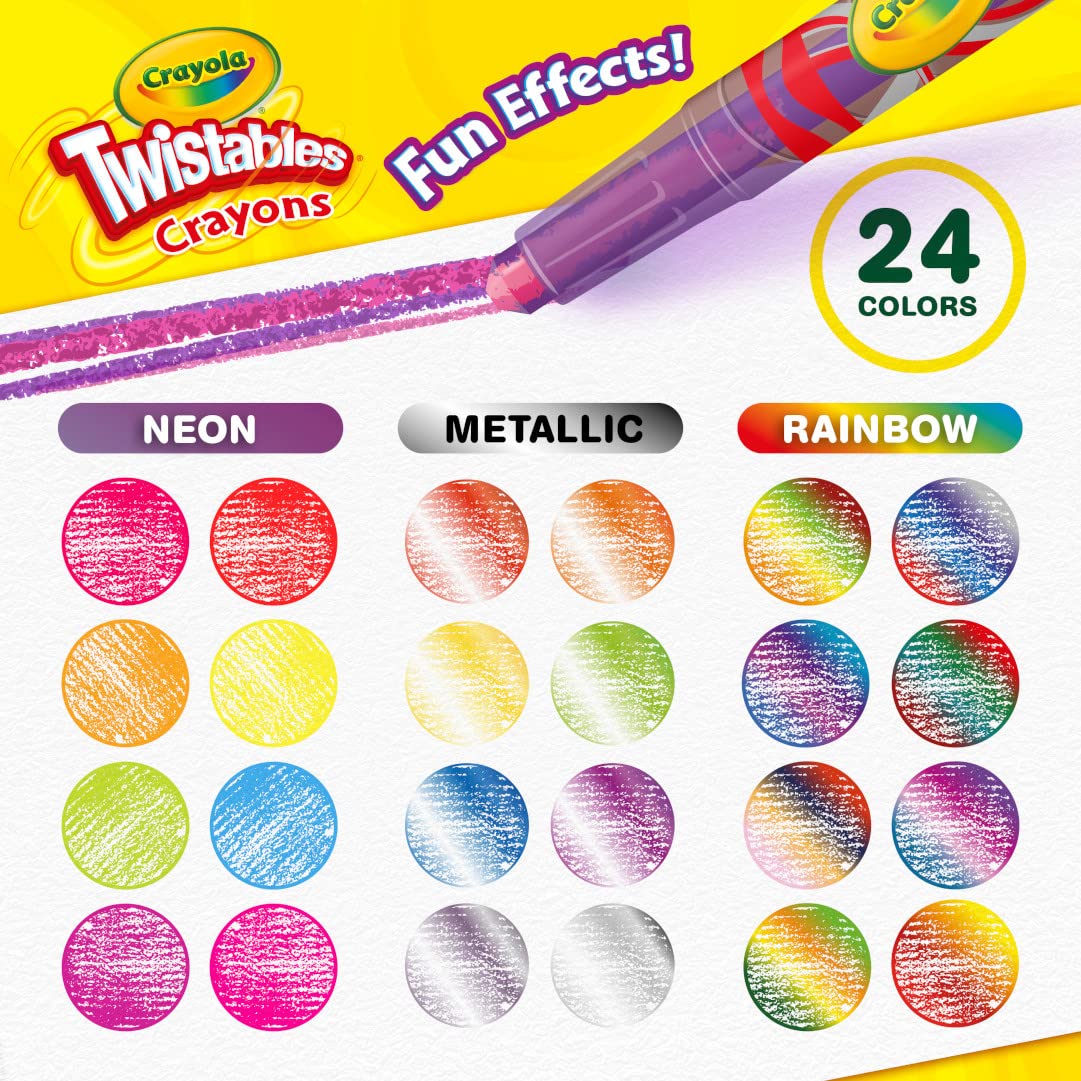 Twistable Multicolor Crayons - Image 2